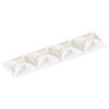 Panduit Cable Tie Mount,Adhesive Backed,PK1000 ABM1M-AT-M0
