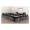 Fusion Fusion Training Tables, 60 W, 24 L, 29 H, Wood, Metal Top MFTT6024PL