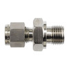 Brennan Industries Strt, SS, Comp. 3/8 in, MBSPP 3/8 in N7002-06-04-SS