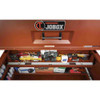 Piano-Style Jobsite Box, Brown, 39.1 cu ft, 48" W x 31" D x 51" H  2-681990-01