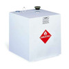 50 Gallon White Square Steel Liquid Transfer Tank for Trucks
