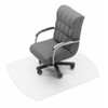 Floortex Chair Mat 39"x49", Contoured Shape, Clear, for Carpet FR119923SR