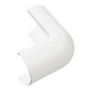 D-Line 90 Degree External Elbow, 1 1/4 in L, PVC, White FLEB2010W