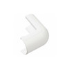 D-Line 90 Degree External Elbow, 1 1/4 in L, PVC, White FLEB2010W
