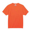 Ergodyne High Visibility Short Sleeve T-Shirt, Polyester, Orange, 3XL 8089