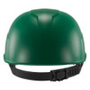 Ergodyne Bump Cap, Short Brim, Polyethylene, Ratchet Suspension, Green 8952