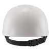 Ergodyne Bump Cap, Short Brim, Polyethylene, Ratchet Suspension, White 8952