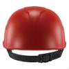 Ergodyne Bump Cap, Short Brim, Polyethylene, Ratchet Suspension, Red 8952