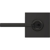 Schlage Latitude Lever Collins Matte Black Keyed Entry Lock F51AGLAT622COL