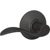 Schlage Accent Matte Black Lever Hall & Closet Lock F10GACC622 205531