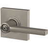 Schlage F Series Latitude Lever Collins Satin Nickel Bed & Bath Lock F40 LAT 619 COL 214364