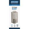 Schlage Arrive Camelot Satin Nickel Smart WiFi Deadbolt