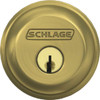 Schlage Satin Brass Single Cylinder Deadbolt B60 608
