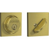 Schlage Collins Satin Brass Single Cylinder Deadbolt B60 608 COL 240504