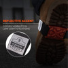 Ice Cleats Mid-Sole for Heeled Boot, Orange, Tungsten Carbide Studs, PR  6317