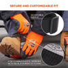 Ice Cleats Mid-Sole for Heeled Boot, Orange, Tungsten Carbide Studs, PR  6317