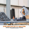 Evolution Power Tools 14" 15 Amp Multi-Material Chop Saw R355CPS