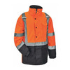 Hi-Vis Parka, 300D Oxford Polyester, Class 3 Type R, Hi-Viz Orange, 2XL
