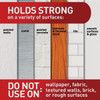 Command Assorted Adhesive Strips, Clear, 8 Small, 4 Medium, 4 Large Strips 17200CLR-16ESF 241143