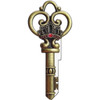 Lucky Line Skeleton Key Shapes Decorative House Key - KW1 B146K Pack of 5
