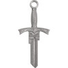 Lucky Line Forged Sword Key Shapes Decorative House Key - KW1 B301K Pack of 5