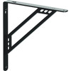 Knape & Vogt Richland 12 In. Black Decorative Bracket RP-201RC-12BK