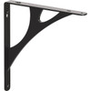 Knape & Vogt Manhattan 8 In. Black Decorative Bracket RP-201MN-8BK