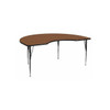 Kidney Activity Table, Laminate, Wood Grain