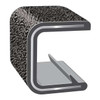 Trim-Lok Edge Trim,100 ft L,Black,PVC,21/32 in W 2000SB3X1/2-100