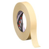 Painter's Tape, 24 mm W x 55 m L, 7.3 mil Thick, Tan, Rubber Adhesive, 36 PK  501+