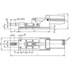 De-Sta-Co Pneumatic Straight Line Clamp,2500 Lb 830