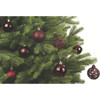 Decoris 2.4 In. Shatterproof Oxblood Bauble Christmas Ornament (37-Pack) 9976513 964578