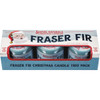Santa's Naturals 3.5 Oz. Fraser Fir Candle Trio (3-Pack) SN013-FF-C6