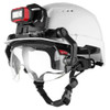 Milwaukee Tool Hard Hat Visor,6" H,Clear,Polycarbonate 48-73-1412