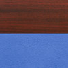 Kee Round Table & Chair Set, Wood, Metal, Plastic Top, Mahogany  TB36RNDMHBPBK47BE