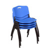 Kee Round Table & Chair Set, Wood, Metal, Plastic Top, Grey  TB42RNDGYBPBK47BE