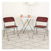 Flash Furniture Burgundy Fabric Metal Chair,PK4 4-AW-MC309AF-BG-GG