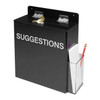 Brady Suggestion Box, Acrylic, 11 3/4 in W, 12 in H MC111E