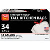 Do it Best 13-Gal. Stretch 'N Hold Drawstring Trash Bag (34-Count) C032476S