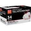 Do it Best 13-Gal. Stretch 'N Hold Drawstring Trash Bag (34-Count) C032476S 642271