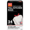 Do it Best 13-Gal. Stretch 'N Hold Drawstring Trash Bag (34-Count) C032476S 642271