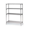 Metro Shelf Divider, 18"D x 18"W x 8"H, Chrome DD18C-1PK