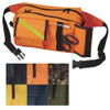 Emi Fanny Pack, Nylon, Orange, 10 in L x 6 in W x 5 in H 442 ORANGE