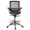 Flash Furniture Mesh Drafting Chair, Padded Flip-up BL-LB-8801X-D-GG