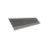 Stair Tread Cover Extruded Aluminum Black, 54 in W x 9/32" Thick