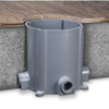 Raco Electrical Box, 98 cu in, Ceiling Box Type, 1 Gang, PVC, Round Shape 5511