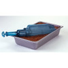 San Jamar Food Chiller,5 x 5 x 15 in,Blue RCU128V2