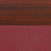 Cain Round Table & Chair Set, Wood, Metal, Plastic Top, Mahogany  TB36RNDMH47BY