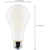 Satco 125W Equivalent 4000K Medium Base A21 LED Bulb S12445 555845
