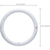 Satco 22W Equivalent 8 In. Circline T9 CCT Selectable LED Tube S16510 541499